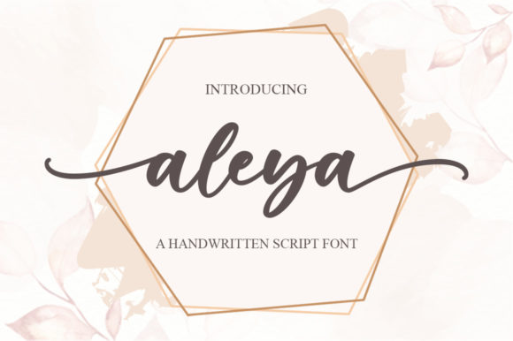 Aleya: A Flowing Script Font for Modern Web Design