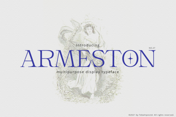 Armeston: A Refined Serif Typeface for Editorial Design