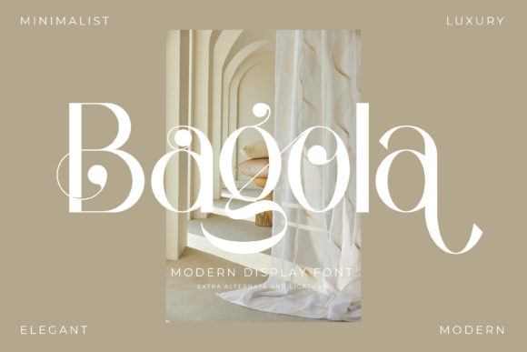 Bagola: A Versatile Serif Font for Small Business Branding