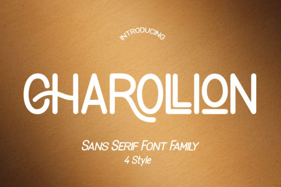 Charollion: A Versatile Sans Serif Font for Your Brand