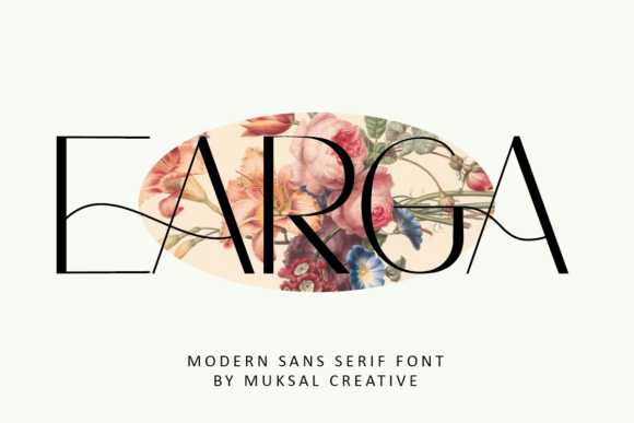 Earga: A Clean Sans Serif Font for Modern Brand Identity