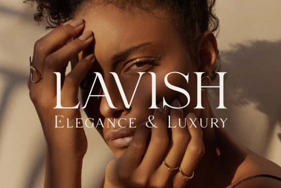 Elevate Editorial Design with the Lavish Serif Typeface