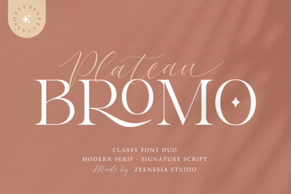 Elevate Your Brand with the Bromo Plateau Typeface