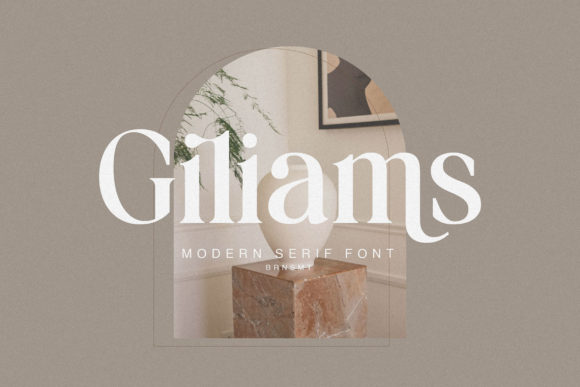 Elevate Your Web Design with the Giliams Serif Typeface