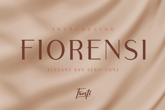 Fiorensi: A Modern Serif Font for Editorial Excellence