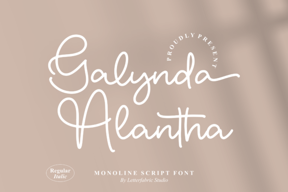 Galynda Alantha: A Charming Script Font for Makers