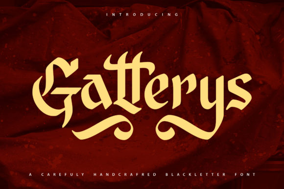 Gatterys: A Bold Blackletter Font for Modern Web Design