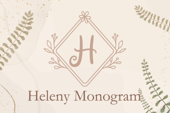 Heleny Monogram: The Decorative Font That Elevates Campaigns
