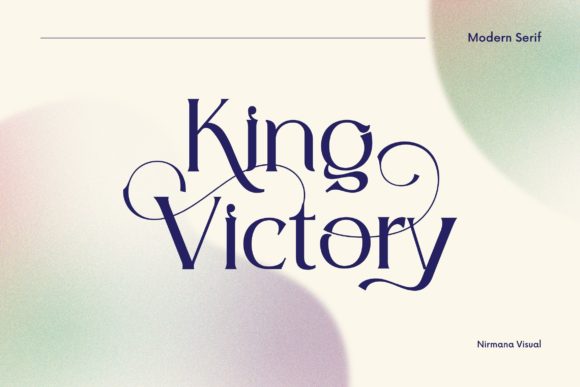 King Victory: A Serif Font for Elegant Brand Identity