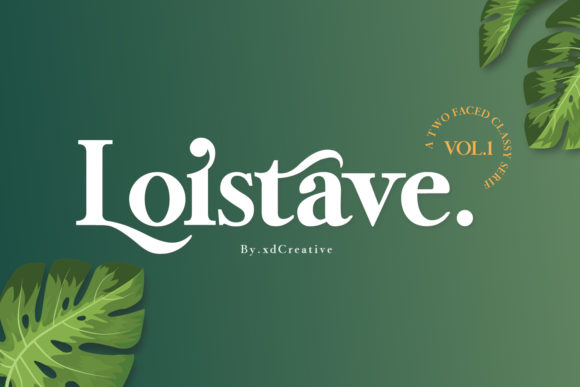 Loistave: A Refined Serif Font for Editorial Elegance