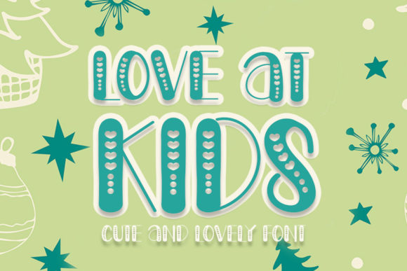 Love at Kids: A Versatile Decorative Font for Web Design