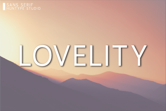 Lovelity: The Minimal Sans Serif Font That Elevates Small Brands