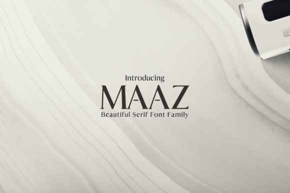 Maaz Family: The Serif Font That Elevates Your Brand