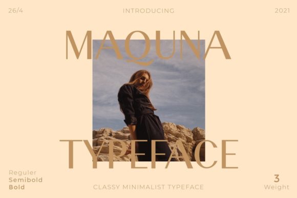 Maquna: A Versatile Sans Serif Font for Modern Branding