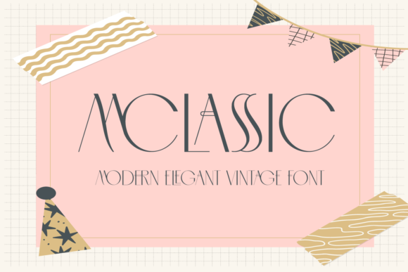 Mclassic: A Refined Sans Serif Font for Editorial Design