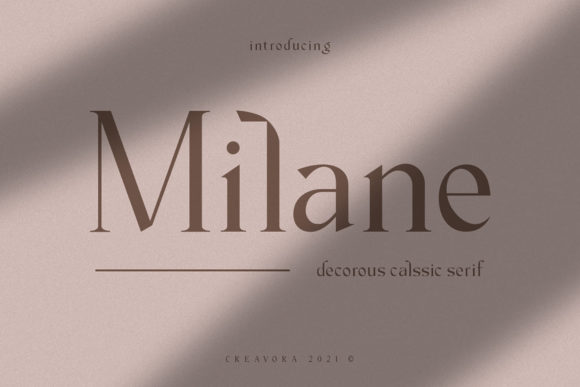 Milane: The Elegant Serif Font for Polished Branding