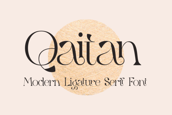 Qaitan: The Elegant Serif Font for Handmade Brands