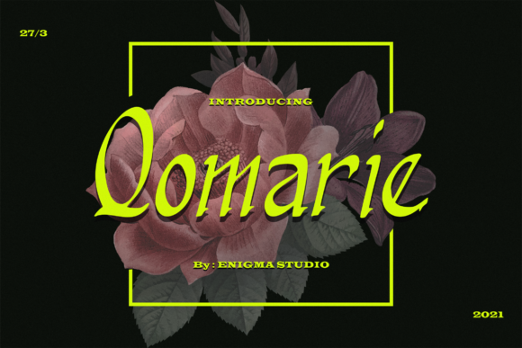 Qomarie: An Elegant Serif Font for Modern Branding