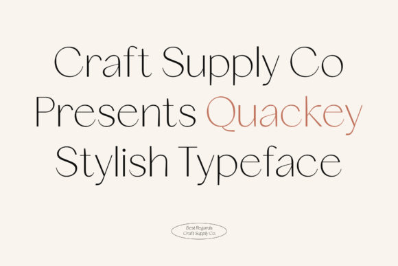 Quackey: The Elegant Sans Serif Font for Bold Marketing