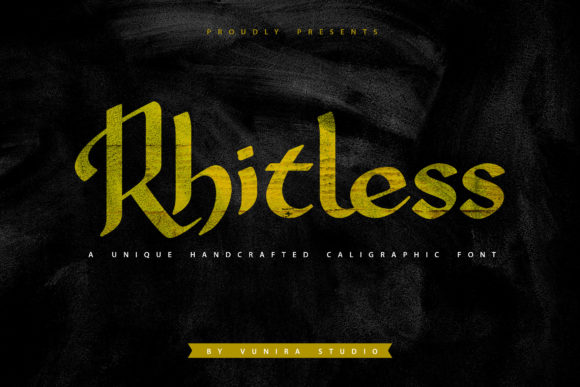 Rhitless: A Bold Blackletter Typeface for Modern Branding
