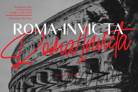Roma Invicta: A Premium Typeface for Modern Web Design