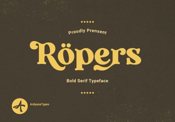 Ropers: The Elegant Serif Font for Bold Campaigns