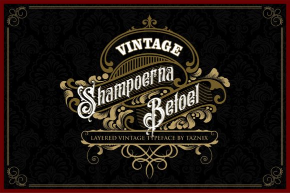 Shampoerna Betoel: A Classic Blackletter Font for Your Brand