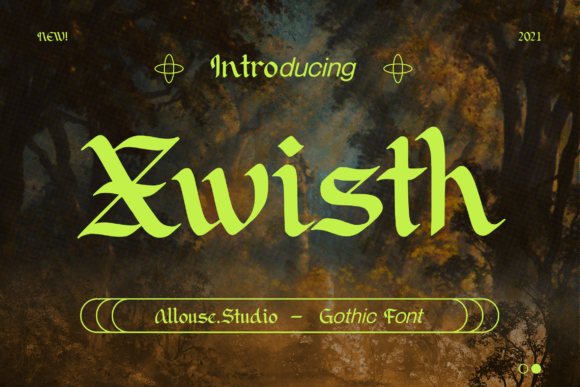 Xwisth Font Review: Elevating Campaign Visuals with Bold Blackletter